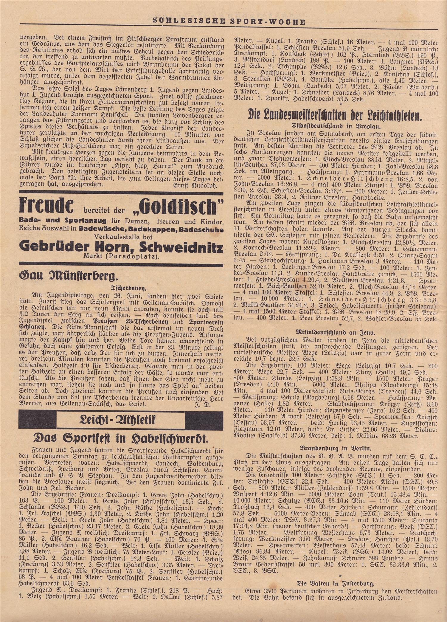 Slesiche Sport Woche 5 07 1927 (1)
