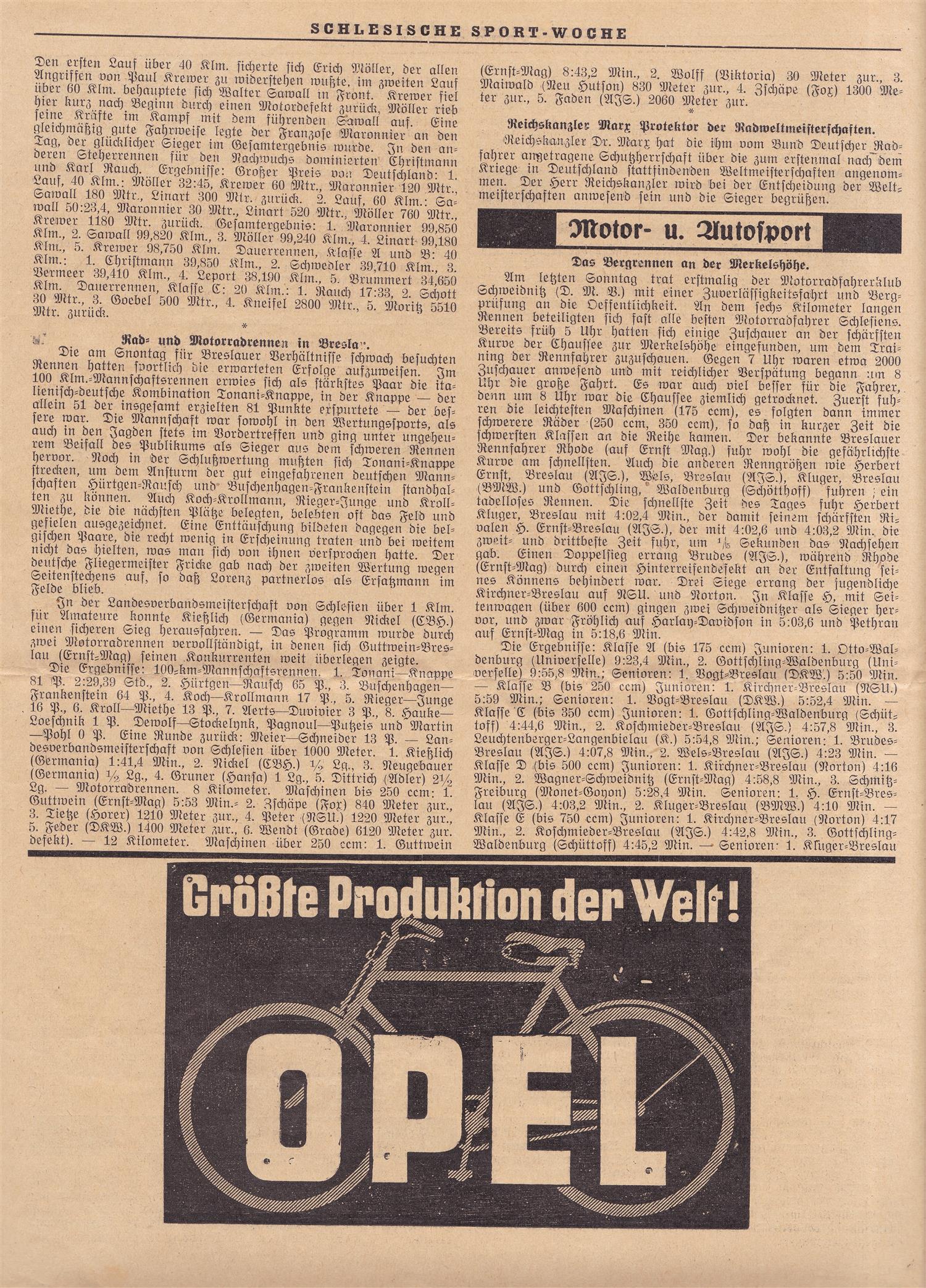 Schlesiche Sport Woche 12 07 1927 (1)