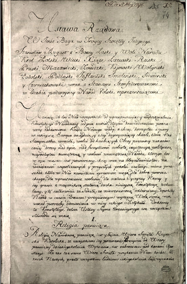 Wyjasnij Dokument Zwiazany Z Konstytucji 3 Maja